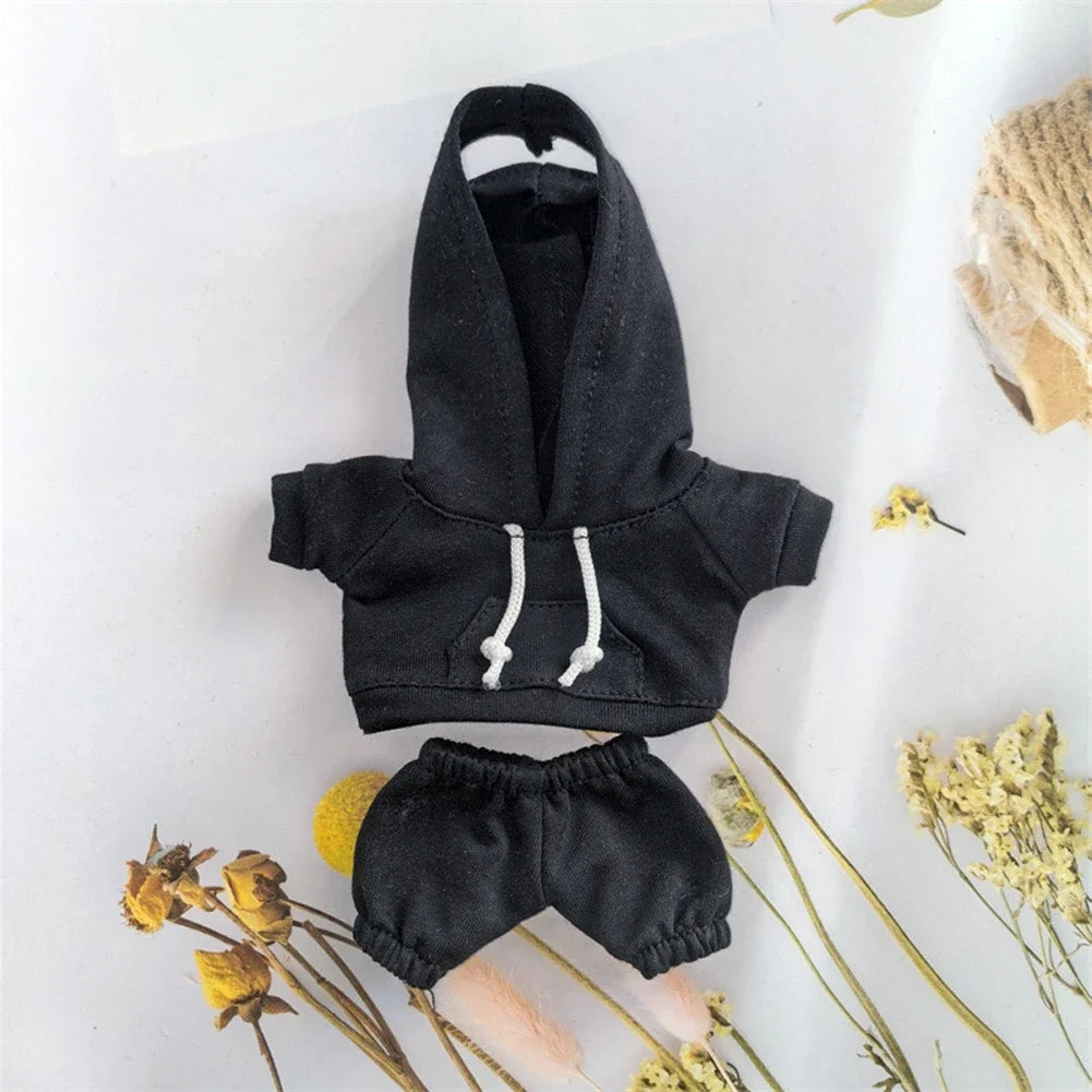 Sporty Hooded Ensemble - for Labubu Accessories for 15/17cm Dolls with Moisture-Wicking Fabric