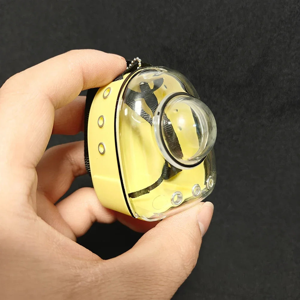 For 17cm Labubu Outfits 1:12 Doll House Simulation Mini Pet Cat Space Backpack Scene Ornament Dolls Accessories DIY Doll Toys