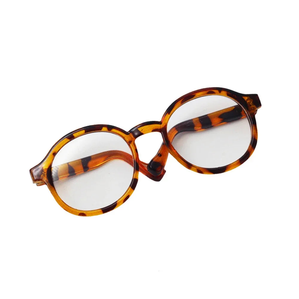 Mini Cute Plastic Glasses Plush Clothes Crossbody Bag for 17cm Labubu and Dolls Accessories Toy Birthday Gifts