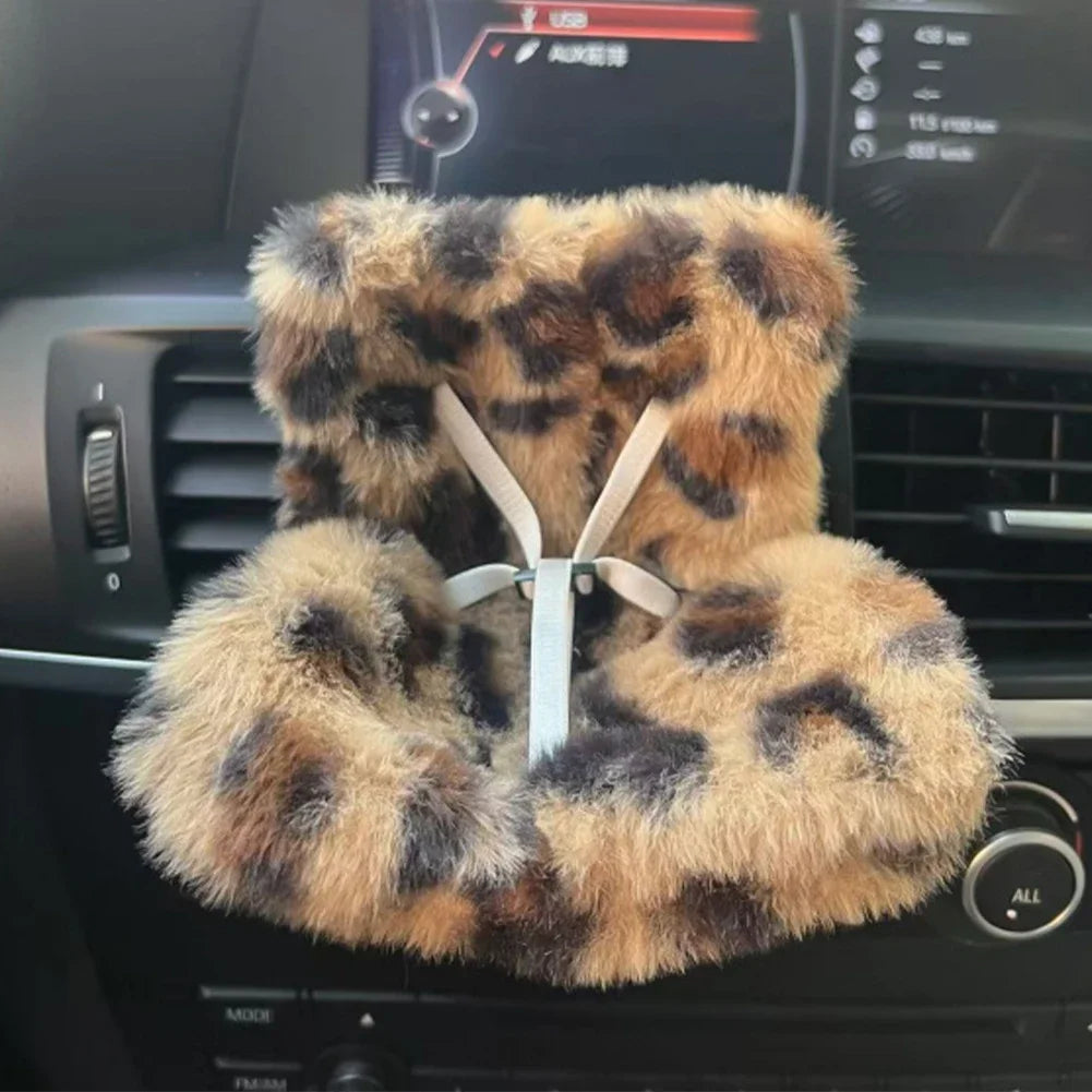 For 17cm Labubu Plush Car Seat Safety Seat with Air Vent Ornament Doll Accessories for Labubu Have A Seat Cartoon Chair Model