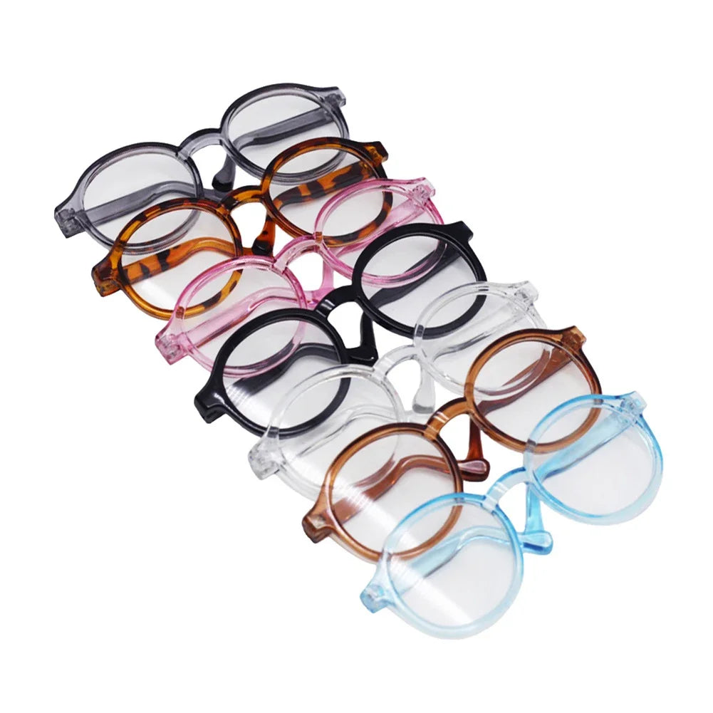 Mini Cute Plastic Glasses Plush Clothes Crossbody Bag for 17cm Labubu and Dolls Accessories Toy Birthday Gifts