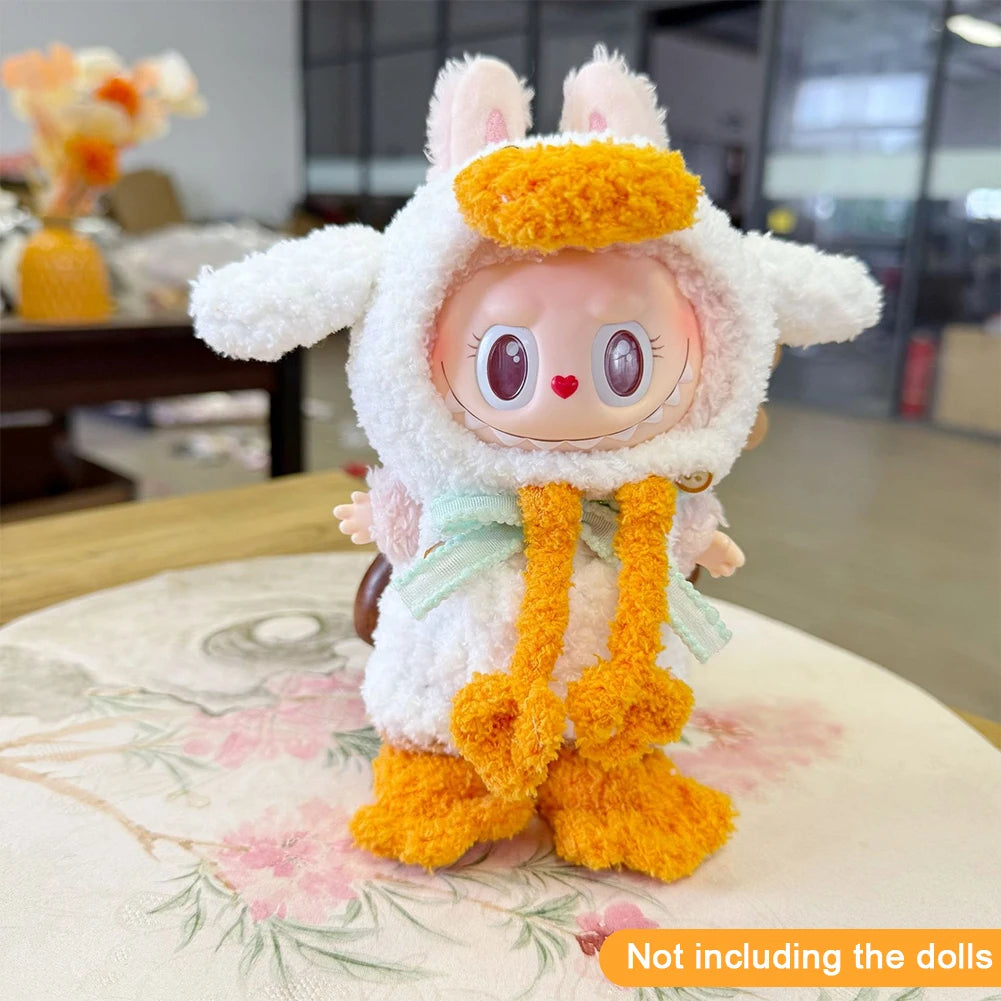 For Labubu V1 V2 V3 Generation Mermaid Rice Ball Clothes for Labubu V3 V2 V1 Doll Clothes Outfit Accessories