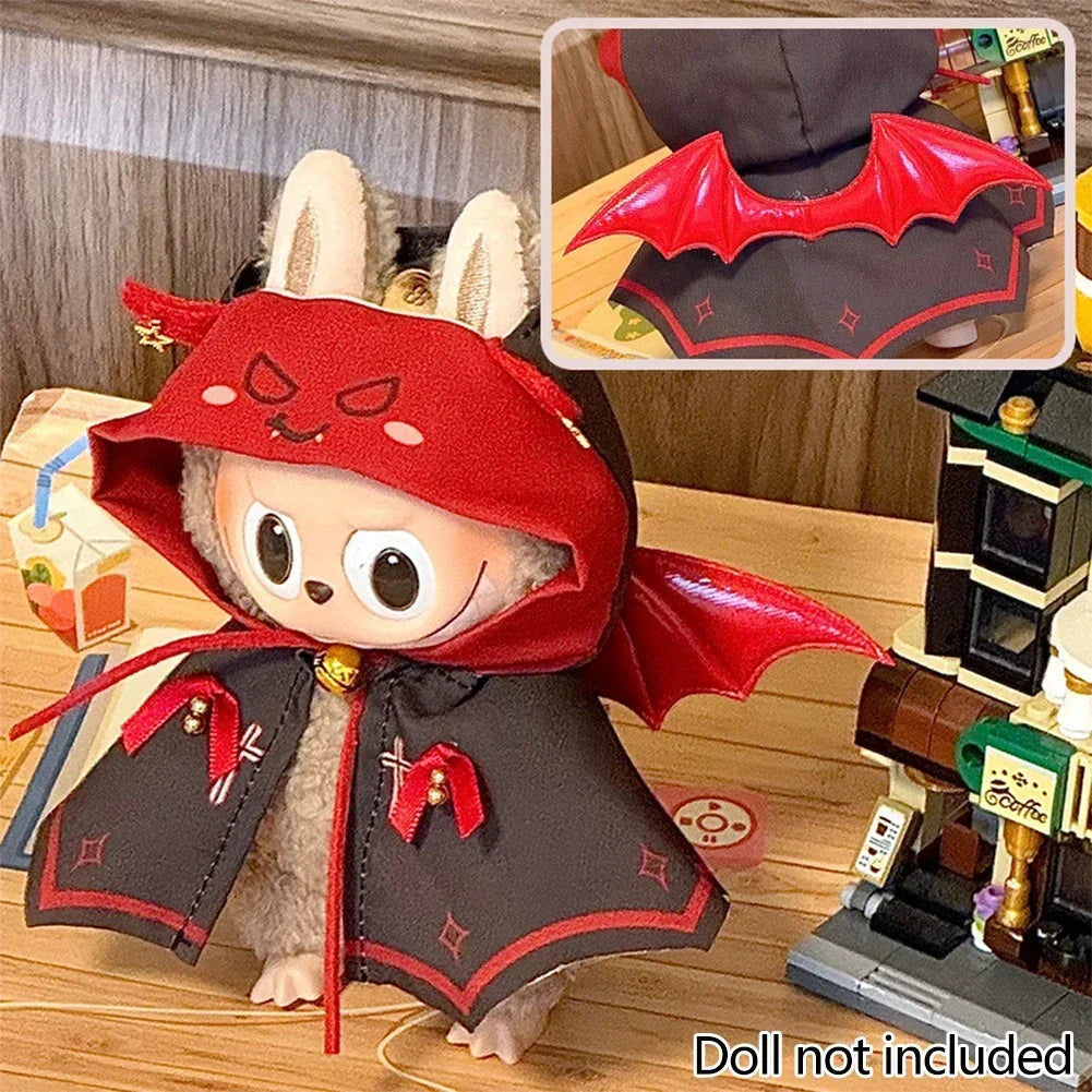 Lovely Jumpsuit Clothing Mini Plush Doll'S Clothes Outfit Accessories For 17cm Korea Kpop Exo Labubu Idol Dolls DIY Kids Gift