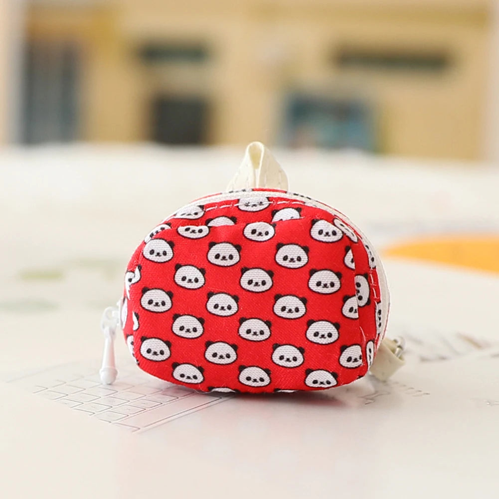 Doll Bag for 17cm Labubu BJD Plush Doll & 1/12 BJD PU Crossbody Bag Doll Accessories Mini Clothes