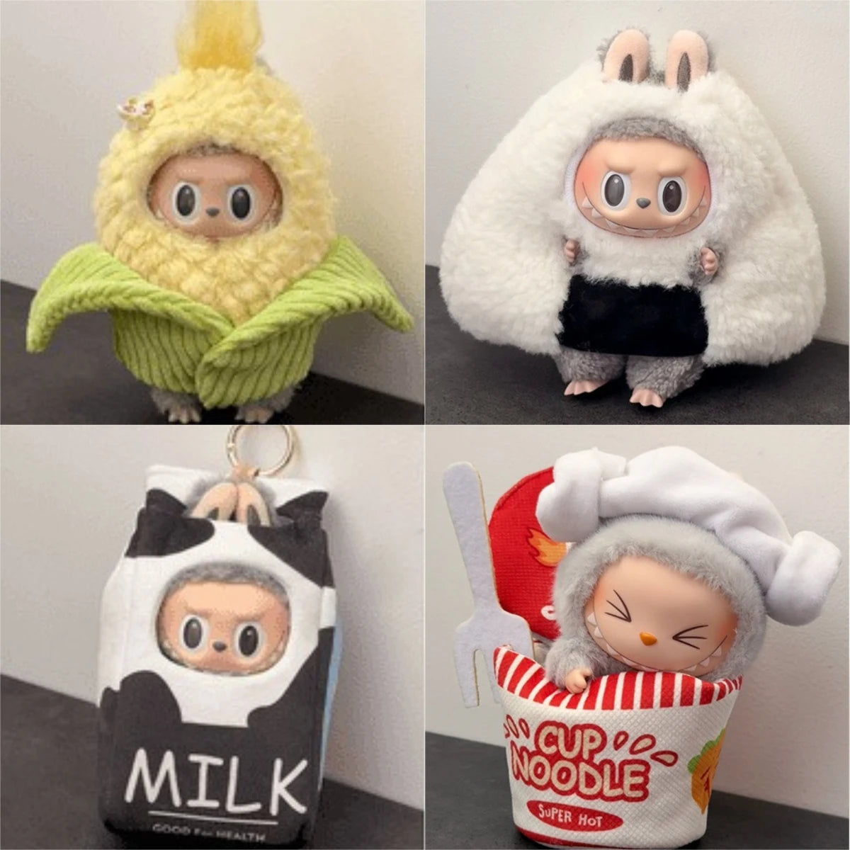 For Labubu V1 V2 V3 Generation Mermaid Rice Ball Clothes for Labubu V3 V2 V1 Doll Clothes Outfit Accessories