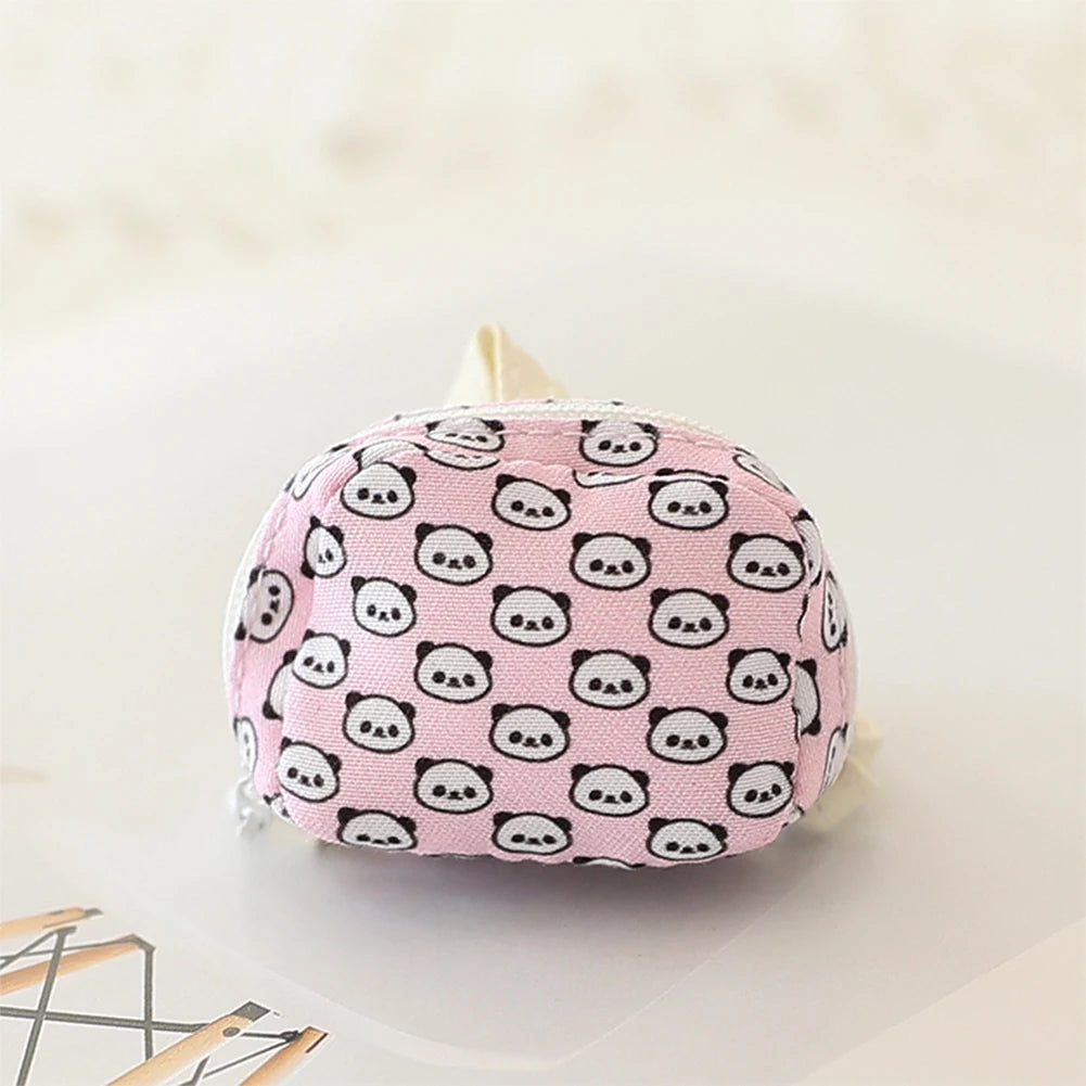 Doll Bag for 17cm Labubu BJD Plush Doll & 1/12 BJD PU Crossbody Bag Doll Accessories Mini Clothes