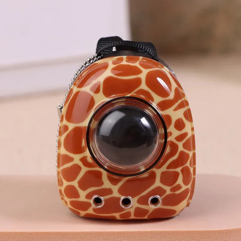 For 17cm Labubu Outfits 1:12 Doll House Simulation Mini Pet Cat Space Backpack Scene Ornament Dolls Accessories DIY Doll Toys