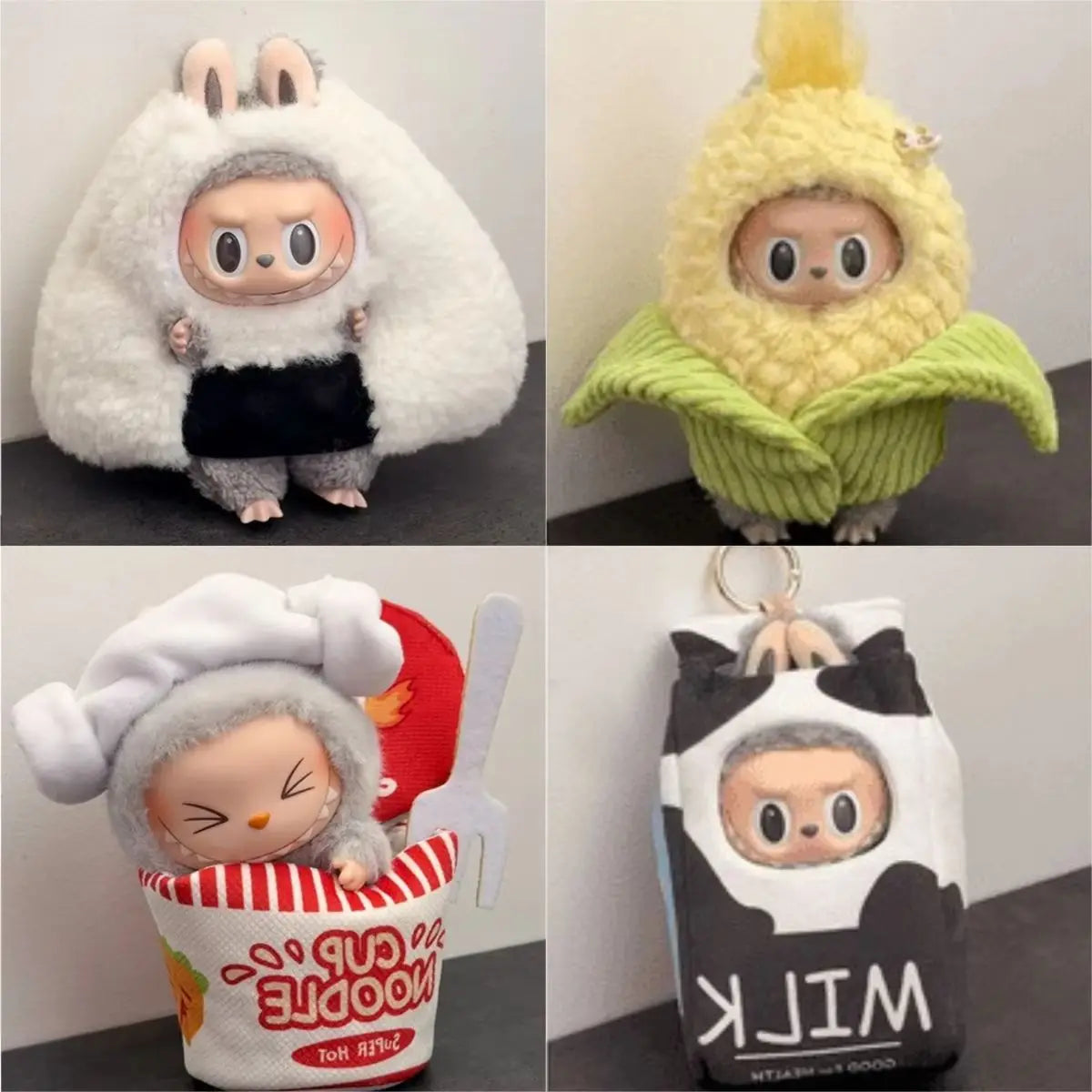 For Labubu V1 V2 V3 Generation Mermaid Rice Ball Clothes for Labubu V3 V2 V1 Doll Clothes Outfit Accessories