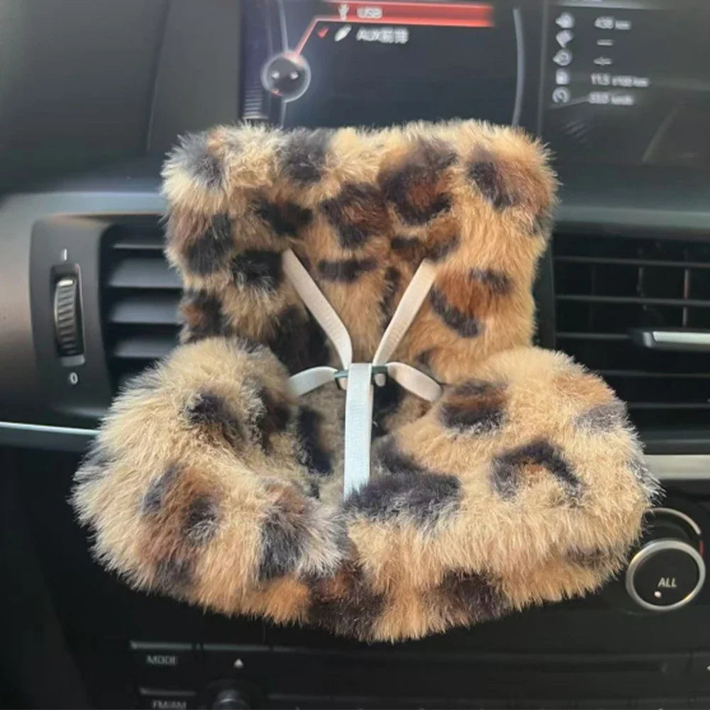 For 17cm Labubu Plush Car Seat Safety Seat with Air Vent Ornament Doll Accessories for Labubu Have A Seat Cartoon Chair Model