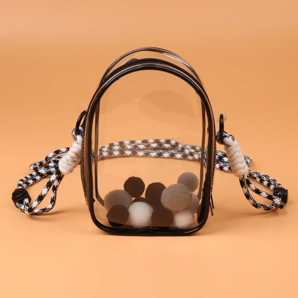 For Labubu Dolls Outfit Crossbody Pain Bag for 15cm Crybaby Cotton Doll Storage Bag Dolls Display Bag Dolls Accessories