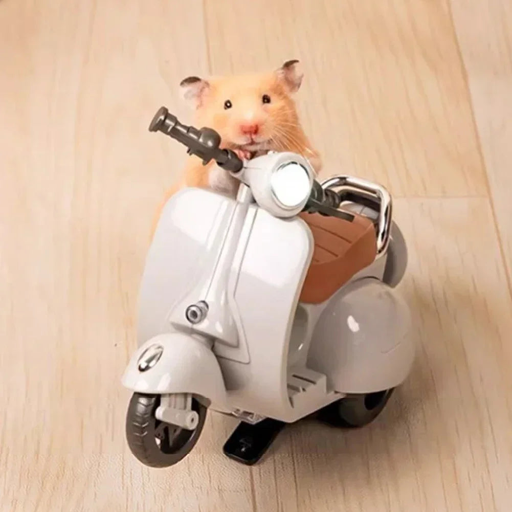 Mini Electric Bike Doll Motorcycle Rotatable Children's Toy For Labubu Toy Motor Creative Doll Accessories