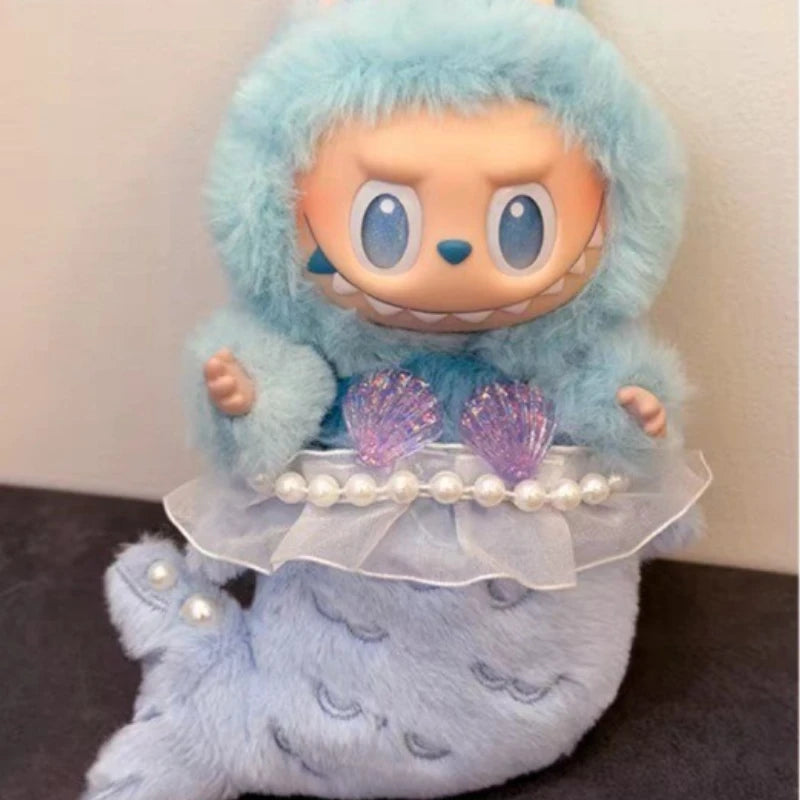 For Labubu V1 V2 V3 Generation Mermaid Rice Ball Clothes for Labubu V3 V2 V1 Doll Clothes Outfit Accessories