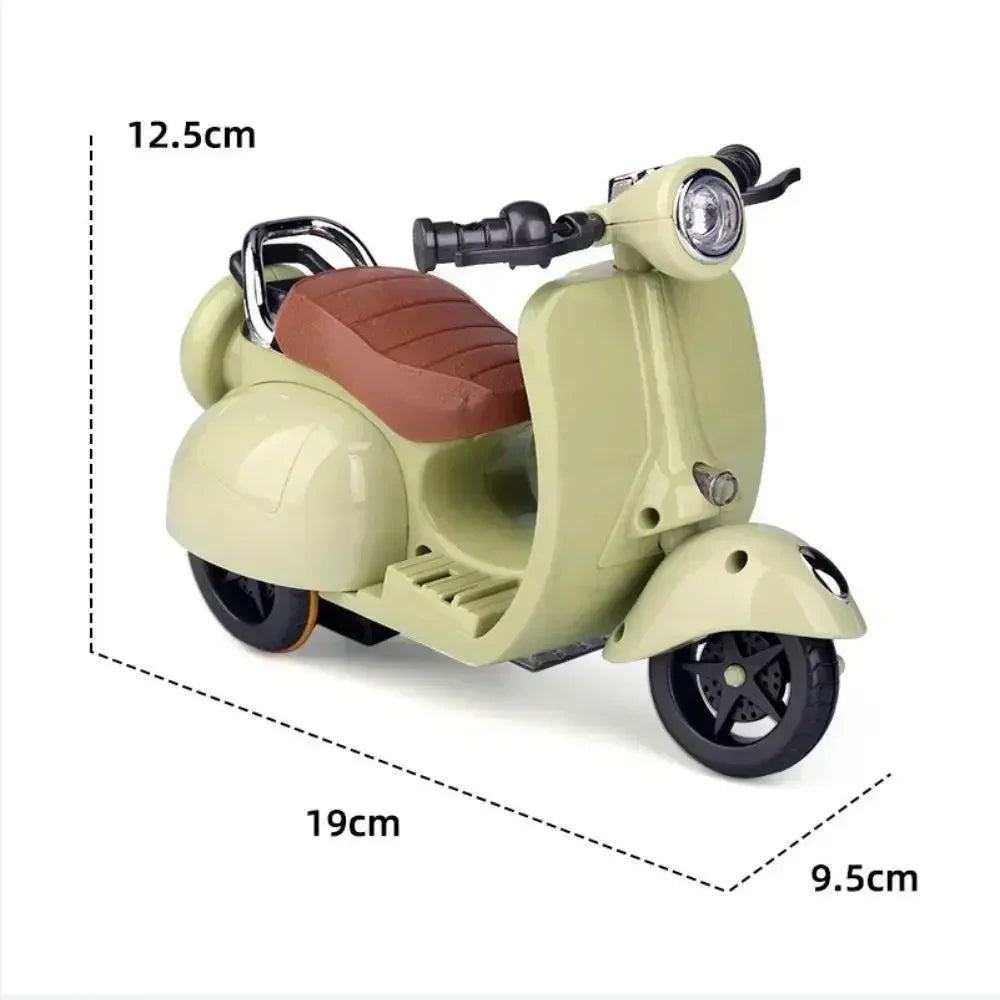 Mini Electric Bike Doll Motorcycle Rotatable Children's Toy For Labubu Toy Motor Creative Doll Accessories